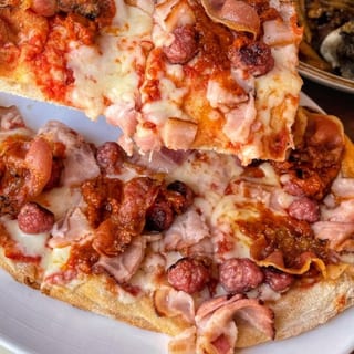 Pork Four Ways Pizza