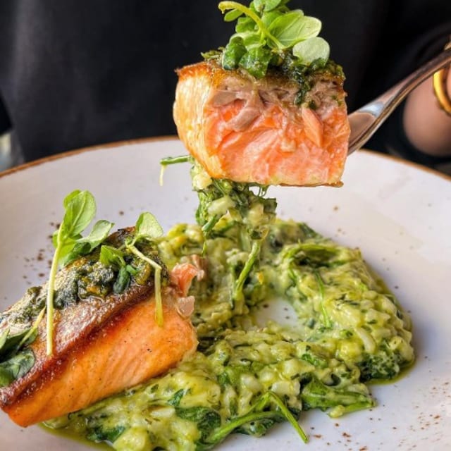 Salmon Pesto.